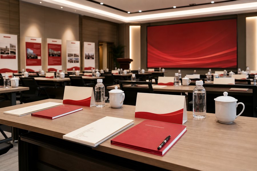 党建学习培训会场布置示意